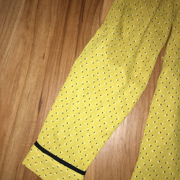 Loft Geometric Yellow Dress - Picture 4 of 8
